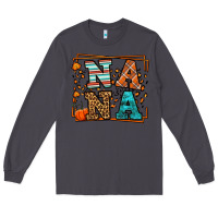 Smoke Fall Autumn Leopard Nana Long Sleeve Tee - LillyAllenDesigns