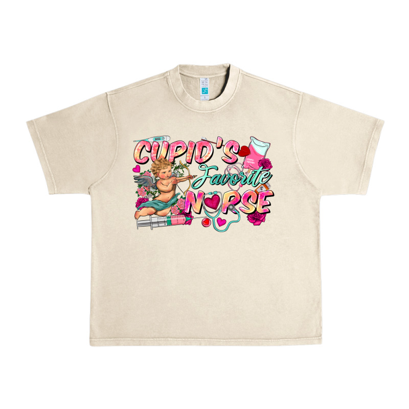 Cupid's Favorite Nurse Urban Heavy Tee by FaDigitalArtStudio | Teevron