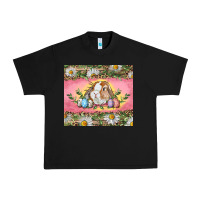 Black Easter bunny and eggs Urban Heavy Tee - RanaPortraitStore