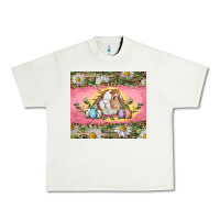 Pistachio Easter bunny and eggs Urban Heavy Tee - RanaPortraitStore