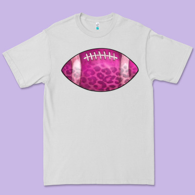 American Football Pink Premium Tee Designed By Cowcowdesign