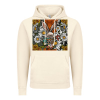 Vintage Artic bunny Easter Vintage Hoodie - CowhideDigitalArt