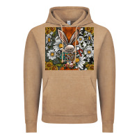 Vintage Coffee bunny Easter Vintage Hoodie - CowhideDigitalArt