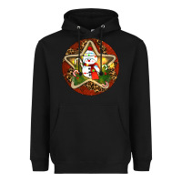 Snowman Christmas Heavyweight Hoodie | Teevron