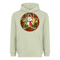 Matcha Snowman Christmas Heavyweight Hoodie - RanaPortraitStore