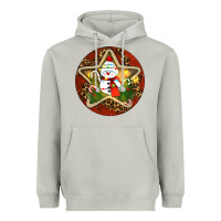 Moon Dust Snowman Christmas Heavyweight Hoodie - RanaPortraitStore