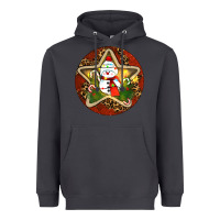 Smoke Snowman Christmas Heavyweight Hoodie - RanaPortraitStore