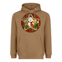 Toasted Coconut Snowman Christmas Heavyweight Hoodie - RanaPortraitStore