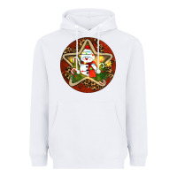 White Snowman Christmas Heavyweight Hoodie - RanaPortraitStore