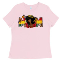 Bubblegum Pink Juneteenth mom Mother's Day Ladies Tee - FaDigitalArtStudio
