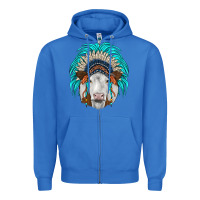 True Royal simmental indian headdress Zipper Hoodie - JahusDesignShop