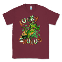 Burgundy Lucky Saurus Classic Tee - CowGirlArtShop