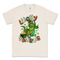 Natural Lucky Saurus Classic Tee - CowGirlArtShop