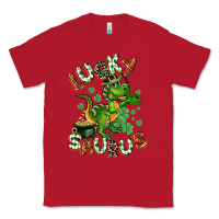 Red Lucky Saurus Classic Tee - CowGirlArtShop