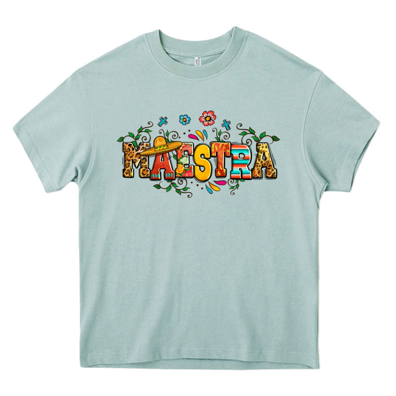 Spanish Maestra Teacher Heavy Core Tee by RanaPortraitStore | Teevron