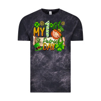 Cloud Black my 1'st st patrick's day Vintage Tee - FaDigitalArtStudio