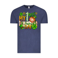 Vintage Denim my 1'st st patrick's day Vintage Tee - FaDigitalArtStudio