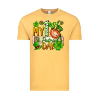 Vintage Mustard my 1'st st patrick's day Vintage Tee - FaDigitalArtStudio