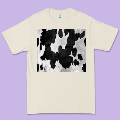 Black White Cowhide Tumbler Premium Tee Designed By Cowcowdesign