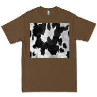 Cacao Black White Cowhide Tumbler Premium Tee - CowCowDesign