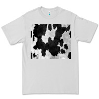 Dove Grey Black White Cowhide Tumbler Premium Tee - CowCowDesign