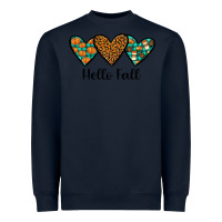 Navy hello fall Heavyweight Sweatshirt - JahusDesignShop
