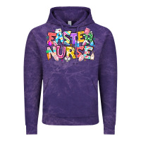 Cloud Purple Easter Nurse Vintage Hoodie - CowhideDigitalArt
