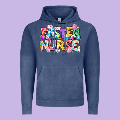 Easter Nurse Vintage Hoodie Designed By Cowhidedigitalart