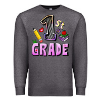 Charcoal Heather First Grade Premium Sweatshirt - RanaPortraitStore