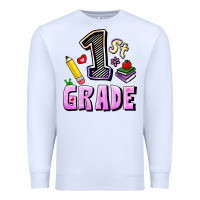 White First Grade Premium Sweatshirt - RanaPortraitStore