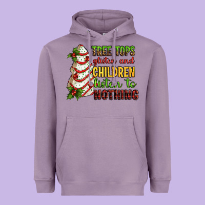Tree Tops Glisten And Children Listen To Nothing Heavyweight Hoodie Designed By Ranaportraitstore