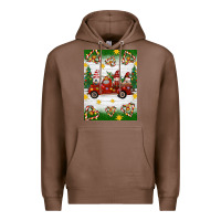 Chestnut christmas gnomes truck Premium Hoodie - Artiststas