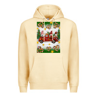 Christmas Gnomes Truck Premium Hoodie | Teevron