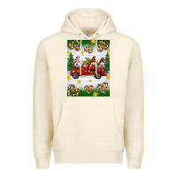 Sandshell christmas gnomes truck Premium Hoodie - Artiststas