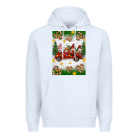 White christmas gnomes truck Premium Hoodie - Artiststas