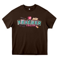 Chocolate Brown teacher mom Heavy Core Tee - CowGirlArtShop