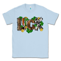 Dusty Blue Western luck St. Patrick's Day Classic Tee - CowGirlArtShop