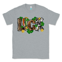 Heather Grey Western luck St. Patrick's Day Classic Tee - CowGirlArtShop