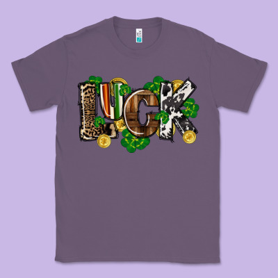 Western Luck St. Patrick's Day Classic Tee Designed By Cowgirlartshop