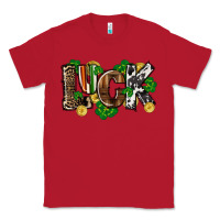 Red Western luck St. Patrick's Day Classic Tee - CowGirlArtShop
