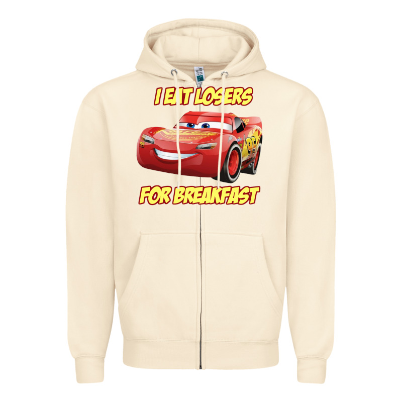 Movie Cartoon Cars Zipper Hoodie by DesigneFamous | Teevron