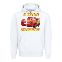 White movie cartoon cars Zipper Hoodie - DesigneFamous