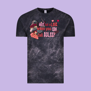 Sloth Why Fall In Love When You Can Fall Asleep Vintage Tee Designed By Fadigitalartstudio