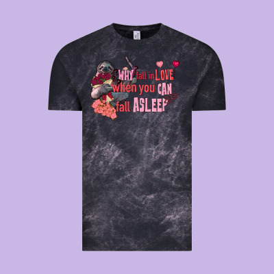 Sloth Why Fall In Love When You Can Fall Asleep Vintage Tee Designed By Fadigitalartstudio