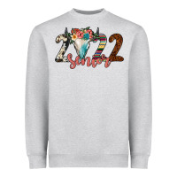 Heather Grey 2022 senior bull skull Heavyweight Sweatshirt - JahusDesignShop