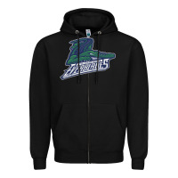 Black florida everblades Zipper Hoodie - DesigneFamous