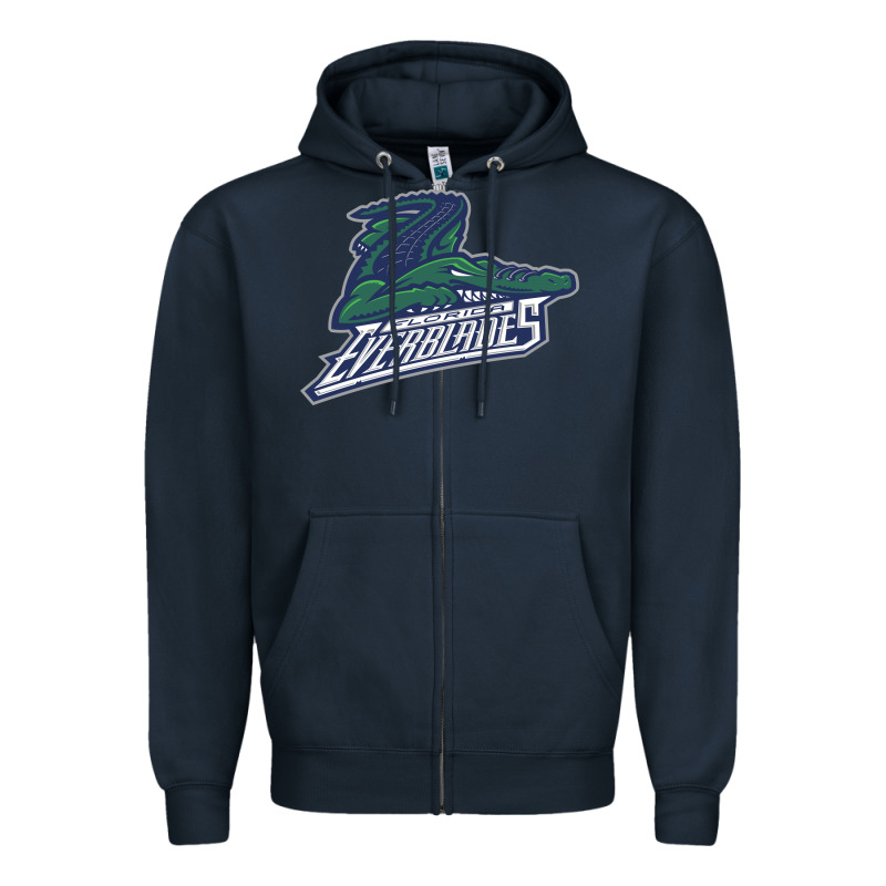 Florida Everblades Zipper Hoodie by DesigneFamous | Teevron