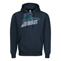 Navy florida everblades Zipper Hoodie - DesigneFamous