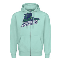 Seafoam florida everblades Zipper Hoodie - DesigneFamous
