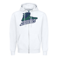 White florida everblades Zipper Hoodie - DesigneFamous